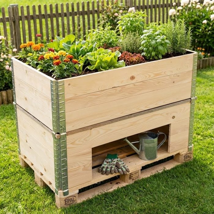 🌱 Hochbeet XL aus Holz – stabil, langlebig & platzsparend – Bild 2