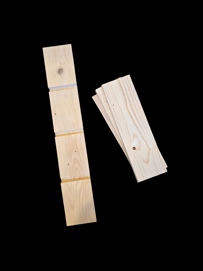 Flexibles Wandregal 800 x 450 (133) x 150 mm – Bild 2