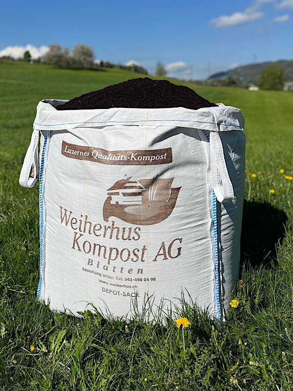 Gartenkompost BIO Big Bag 1 m³ – Natürliche Bodenverbesserung aus Schweizer Produktion – Bild 2